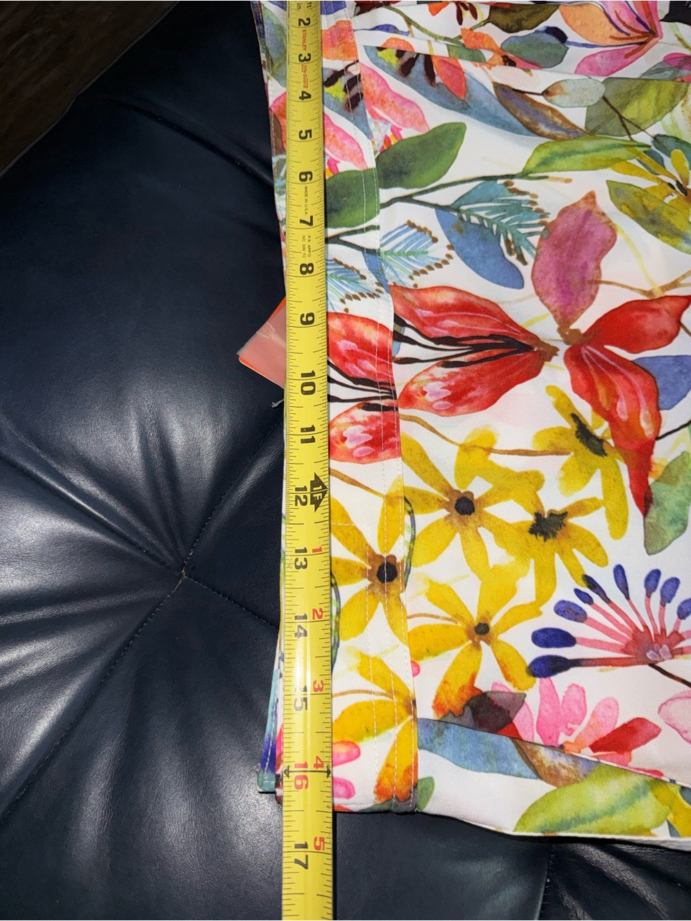 NEW RIP Skirt Hawaii Length 3 Wildflower Watercolor Pockets Quick Dry MEDIUM - Picture 9 of 14